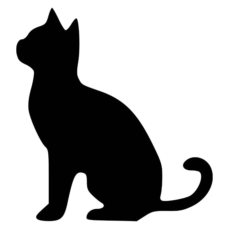 schwarze_Katzen_Kaetzchen_Silhouette_schwarz