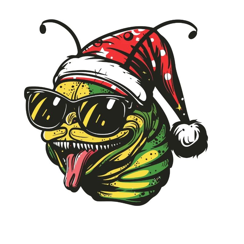 Wurm Weihnachten Lustig