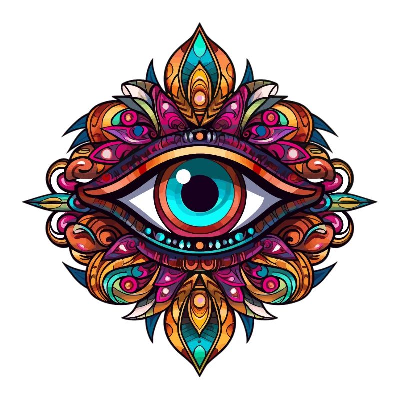 Mandala Drittes Auge