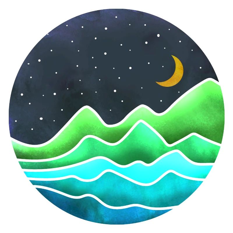 Nacht im Berg