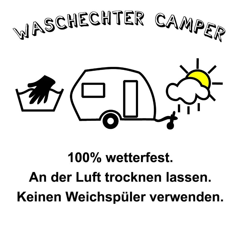 waschechter camper wohnwagen