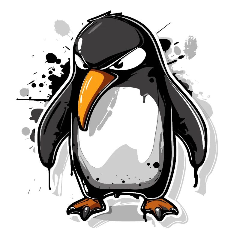 Pinguin angry
