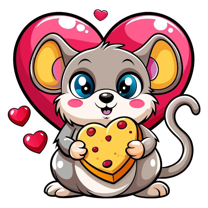 Käse liebende Maus