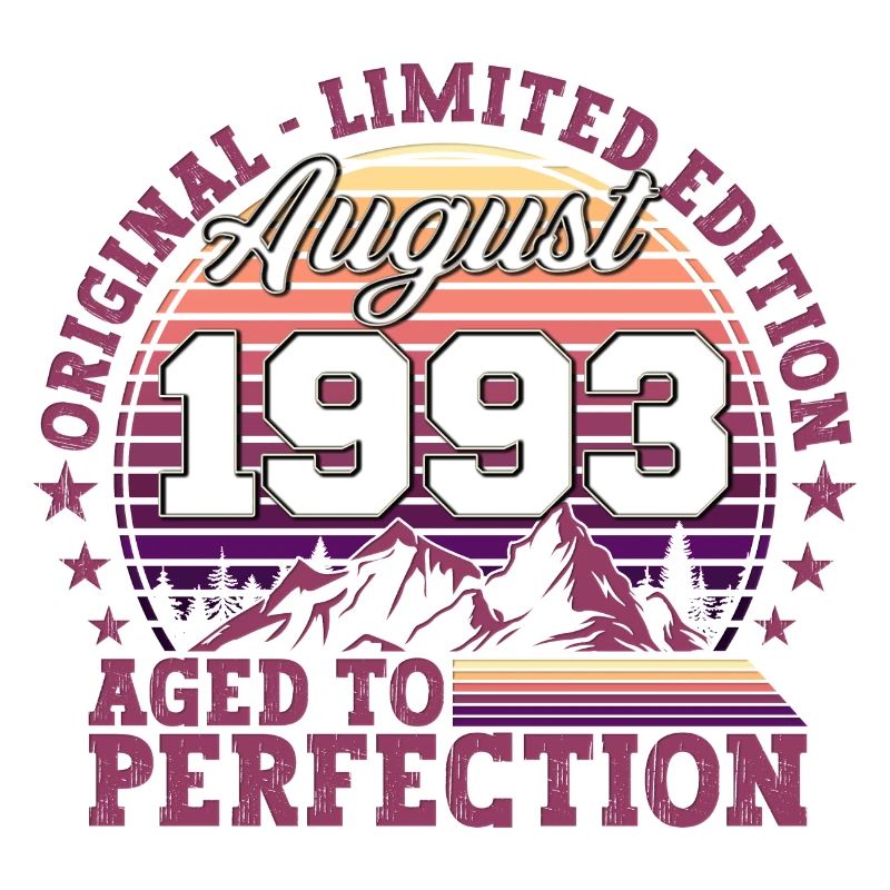 Original August 1993 29th Birthday Fun Gift