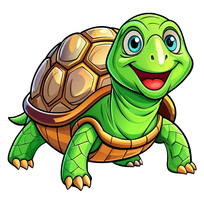 Mega süße Schildkröte