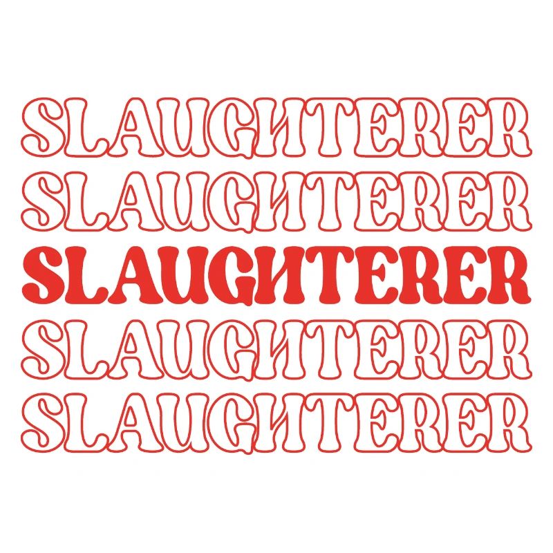 Slaughterer Butcher Meat Cutter Meat Processor