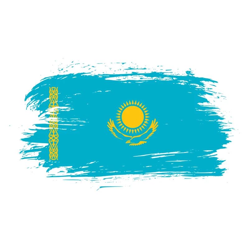 Kasachstan Flagge