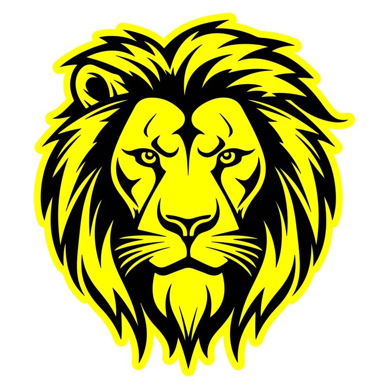Lion Silhouette Lion Head