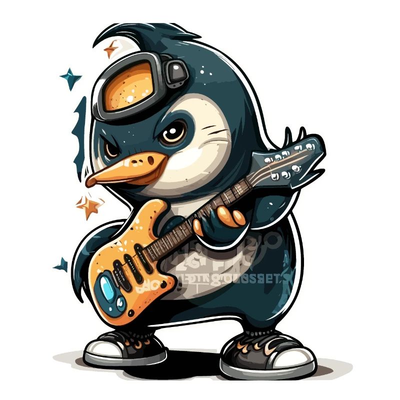 Rocker-Pinguin