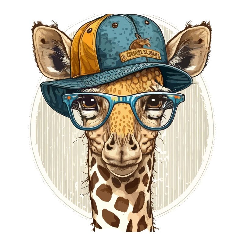 Modische Giraffe