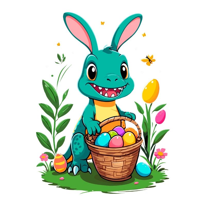 Iconic Easter Dinosaur Dinosaur Easter Bunny