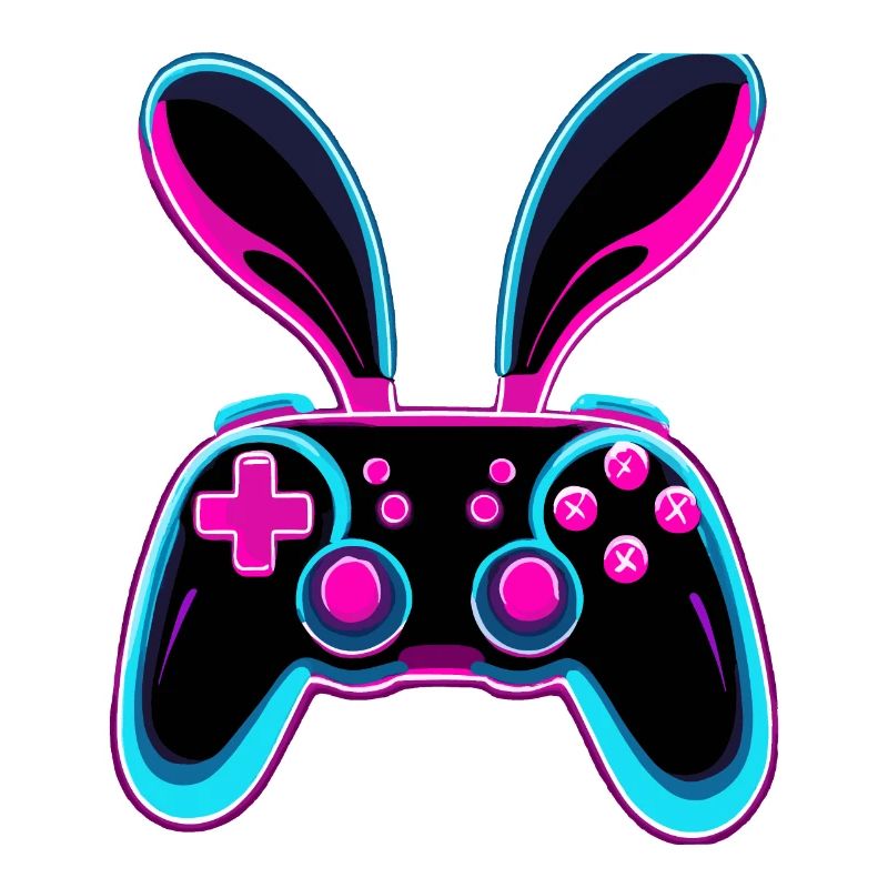 Easter Bunny Gamer Iconic Easter Gaming