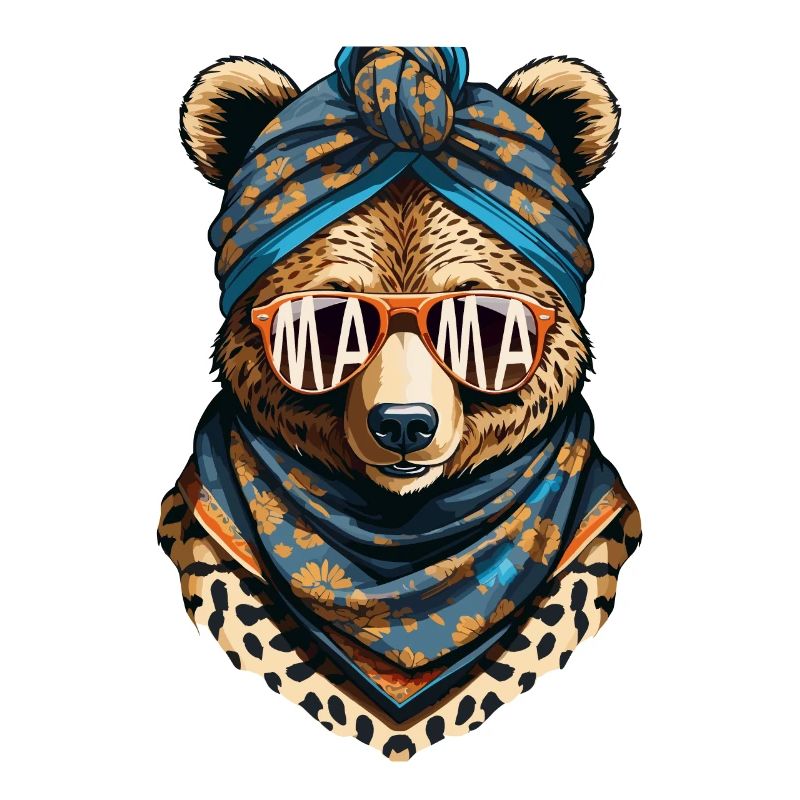 Lustiger Mama Bär Mutter Bärin Muttertag