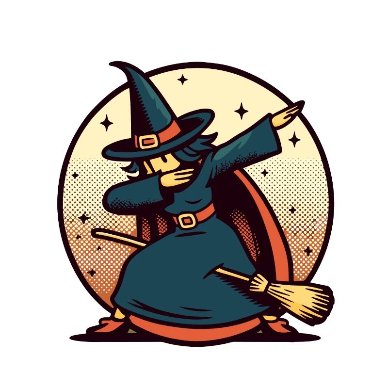 Dabbing Witch Dabbing Witches Design Halloween