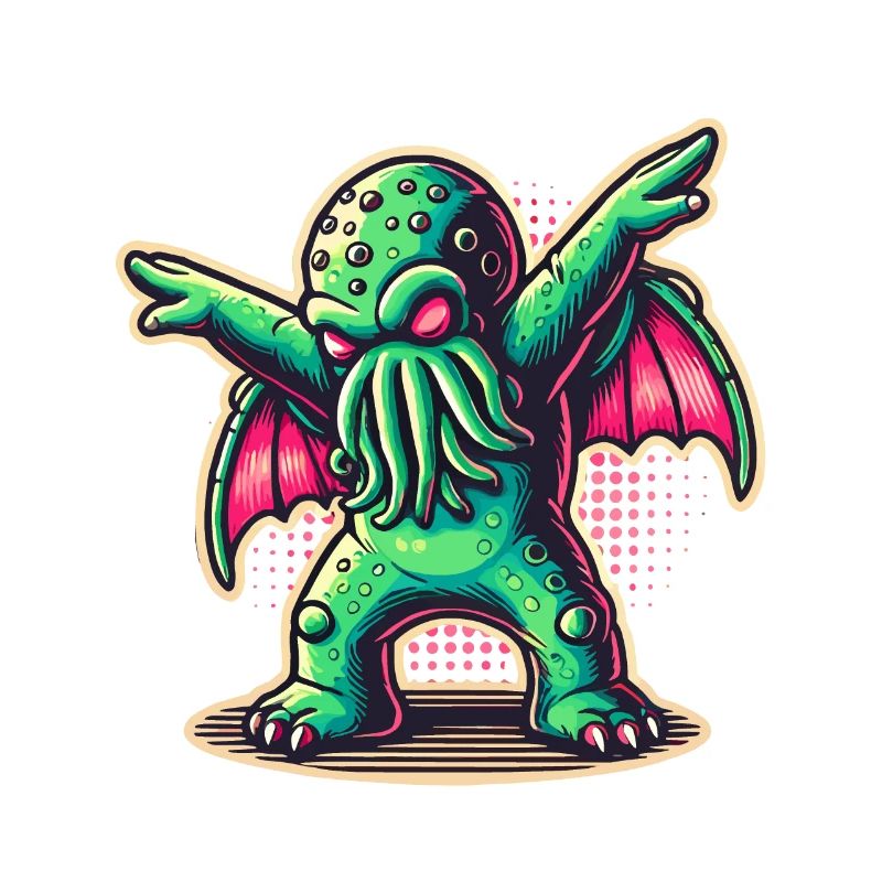 Lustiger Tanzender Cthulhu