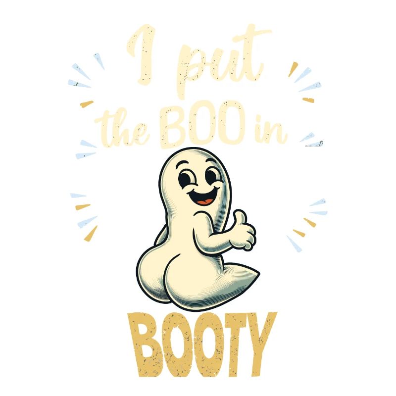 Ghost butt I put the boo in booty
