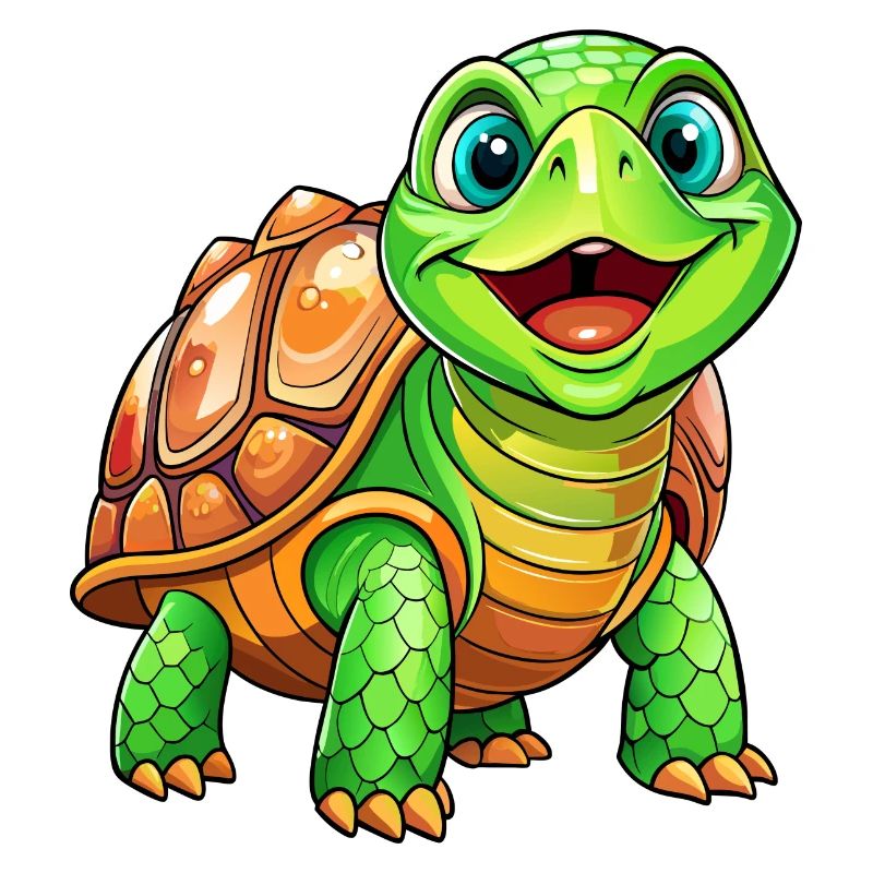 Mega süße Schildkröte