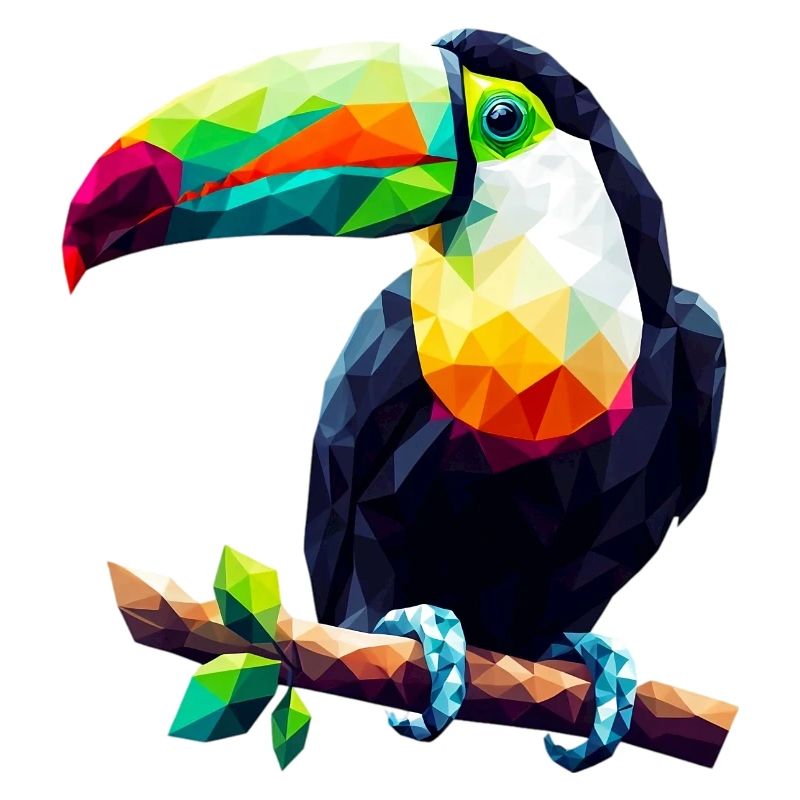 Polygonaler Tukan
