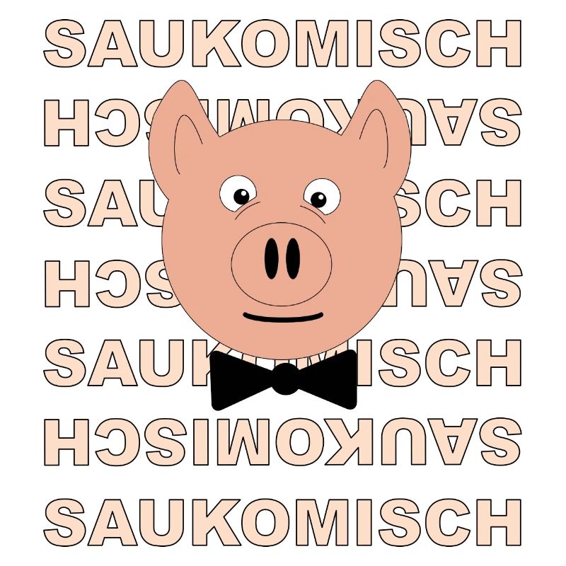 Lustiger Schweinekopf