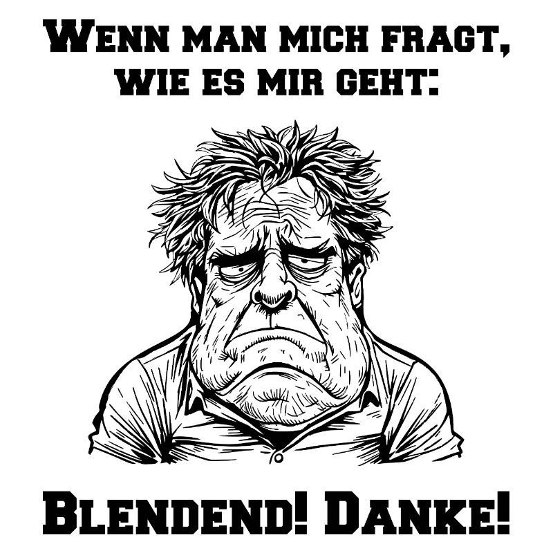 Erschöpfter Mann