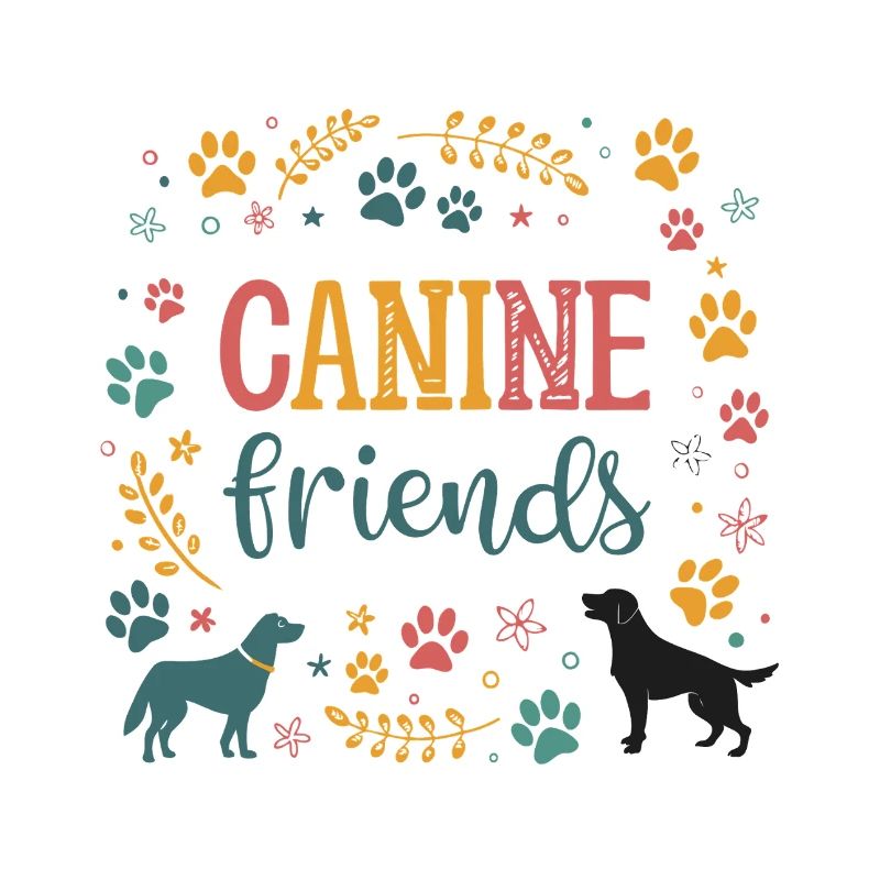 Bunte Hundefreundschaft