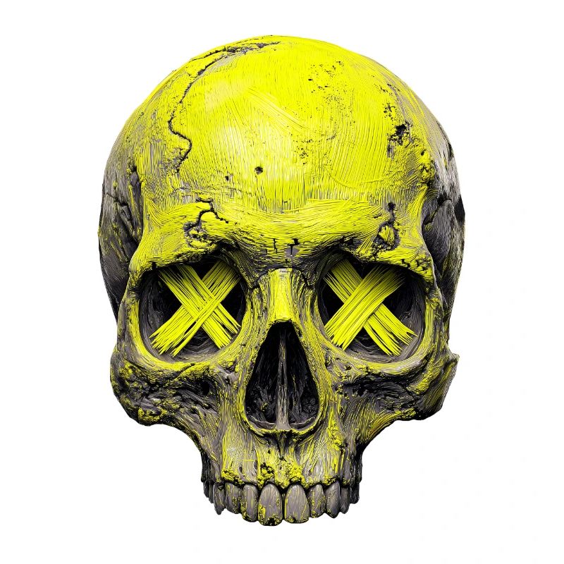 Neon X Totenkopf