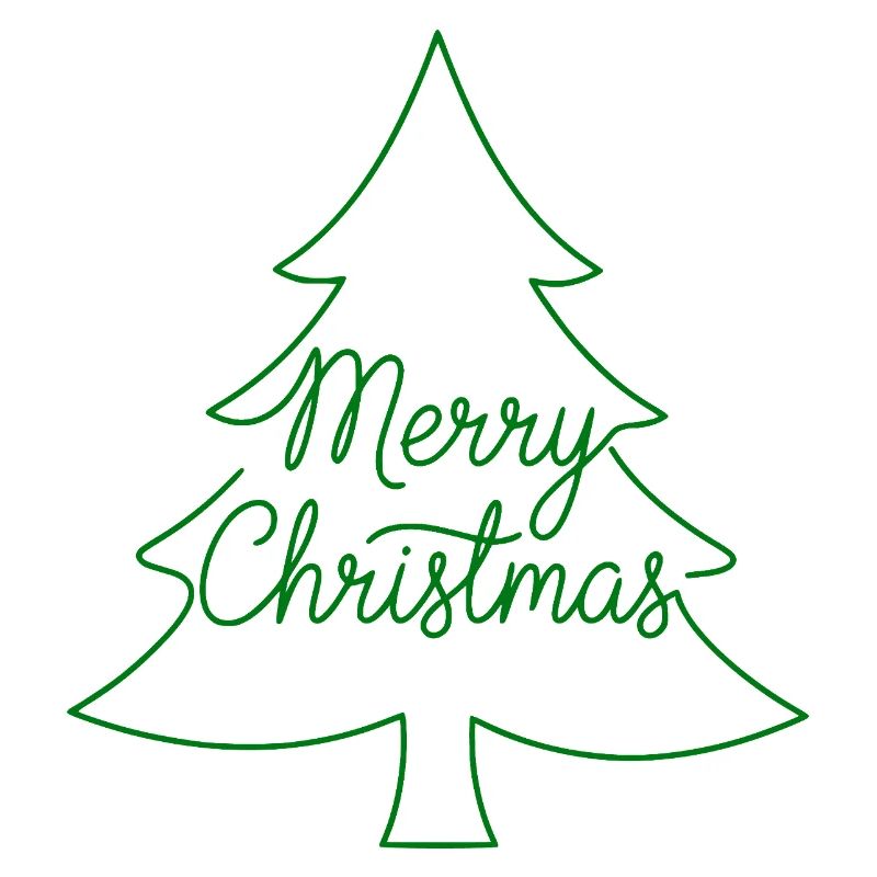 Merry Christmas Tannenbaum weihnachtlich