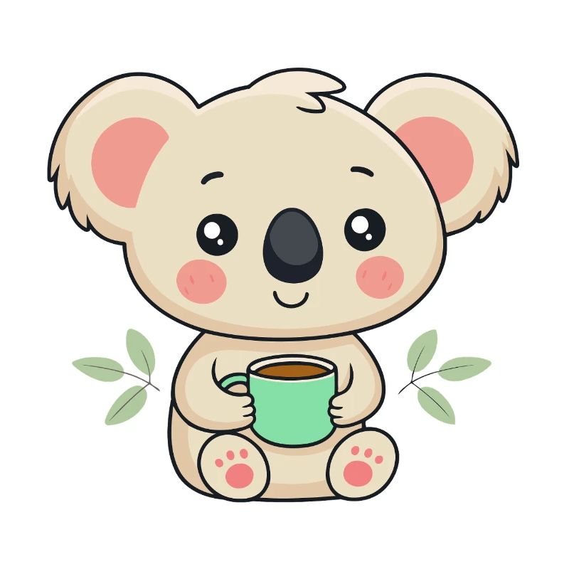 Koala-Süßkaffee