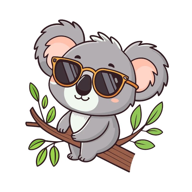 Koala-Chic-Brille am Bügel
