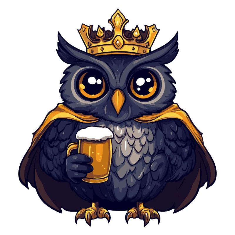 Eule Bier König