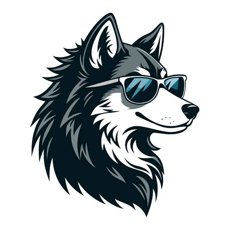 Wolf-Husky-Sonnenbrille