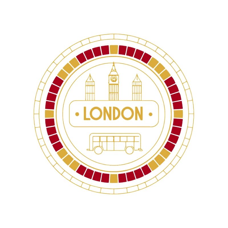 Gold London und Bus-Patch
