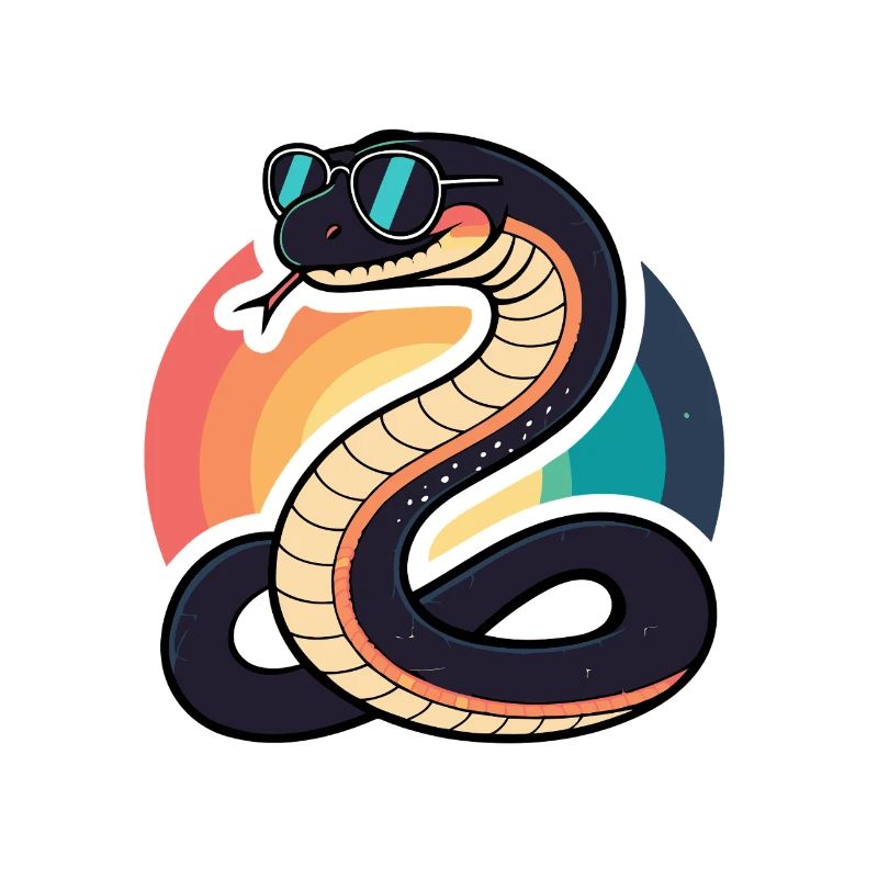 Retro Solar-Schlangenbrille