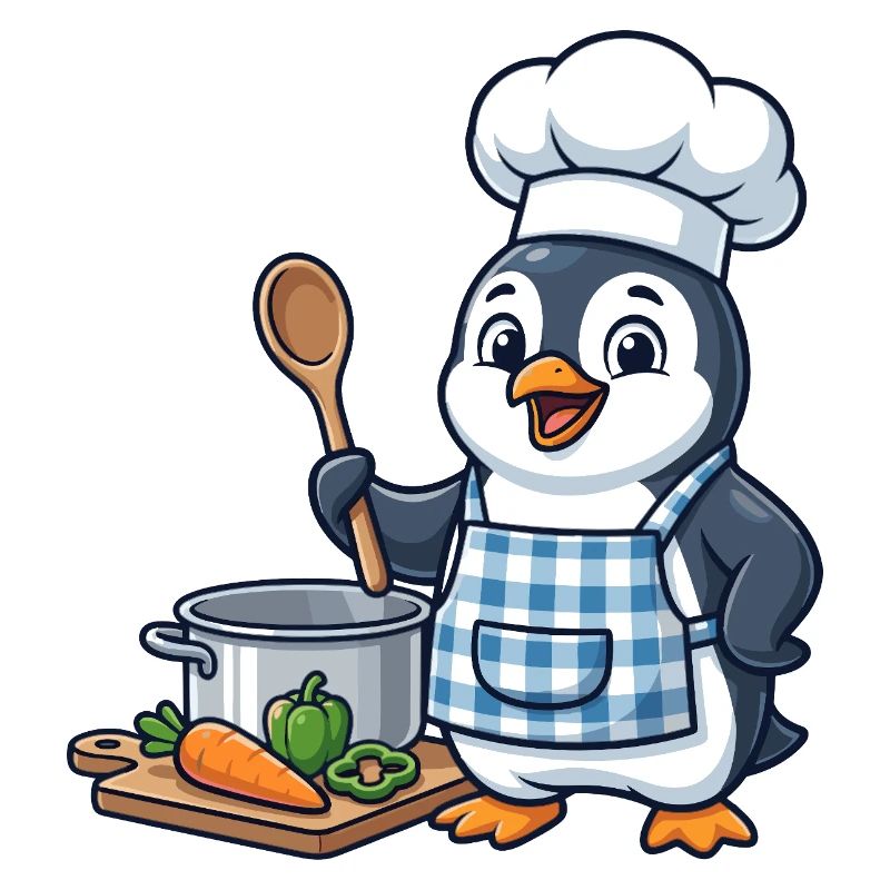 Cuisson des légumes de Penguin Chef