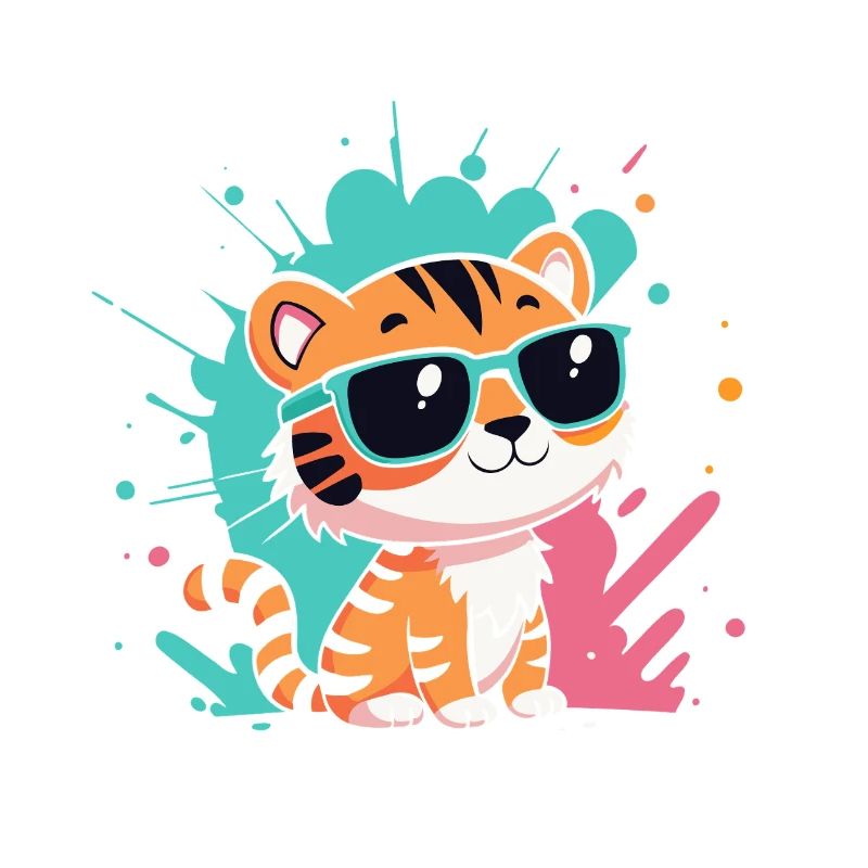 Tiger Chic bunte Sonnenbrillen