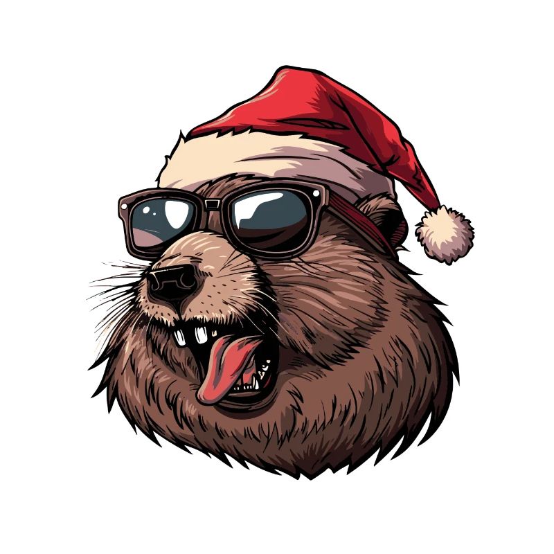Biber Weihnachten Lustig