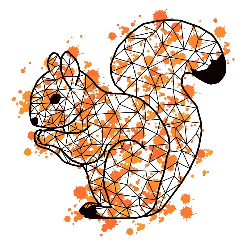 Squirrell GeomeTRIX bunt