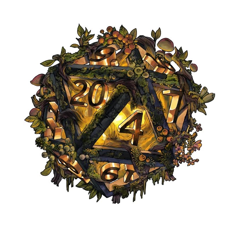 Enchanted Vines Dice