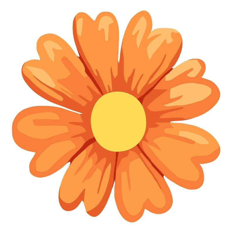 Blume orange