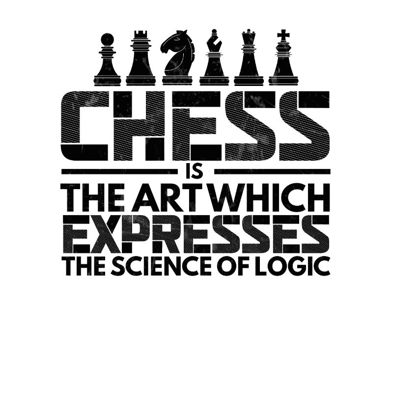 Chess Art Expresses Science Logic Chess Master