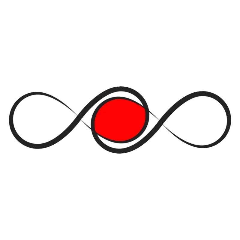 Eternal Line with Red Accent