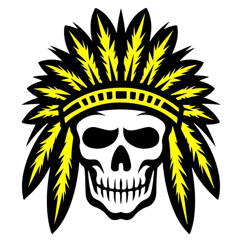 Apache Indian Chief Skull