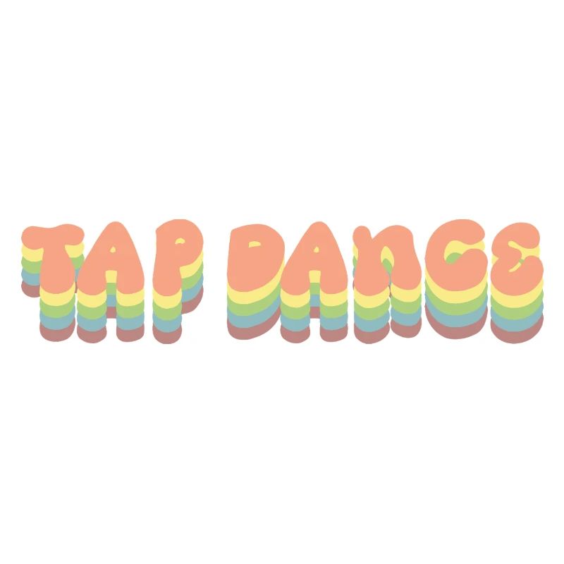 Tap Dance Regenbogen Pastell
