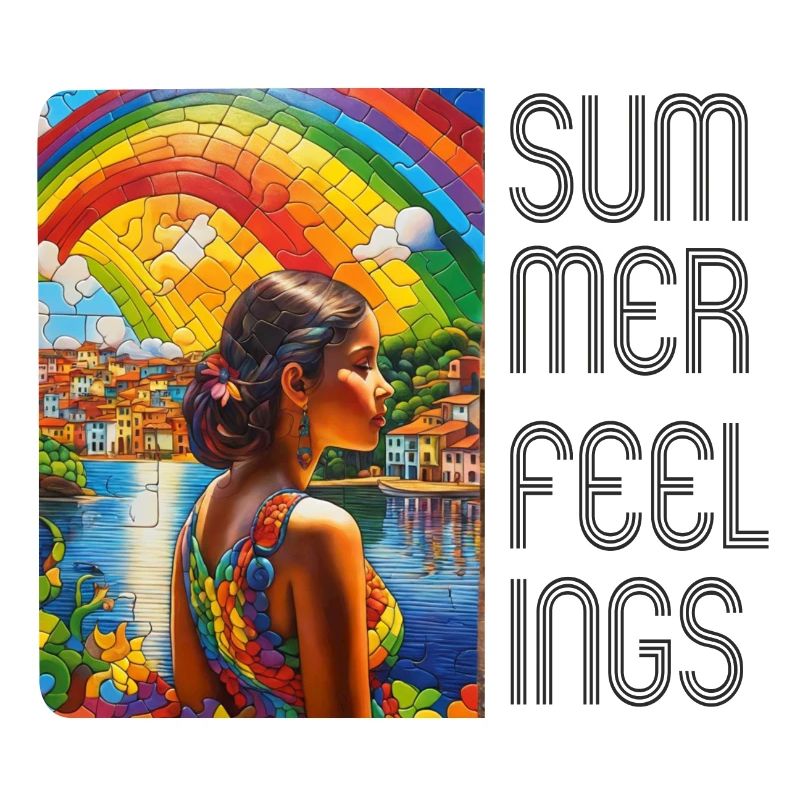 Summer Feeling: Regenbogen über einer brasilianisc