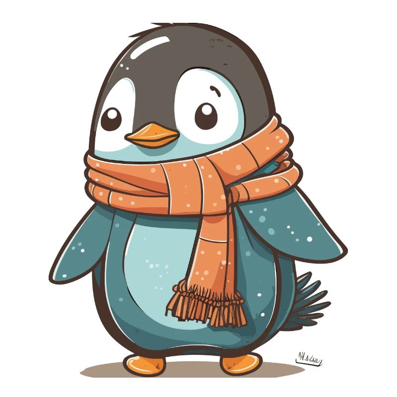 Scarfed Penguin