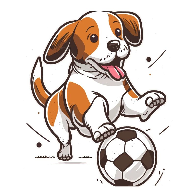 Fußball Welpe