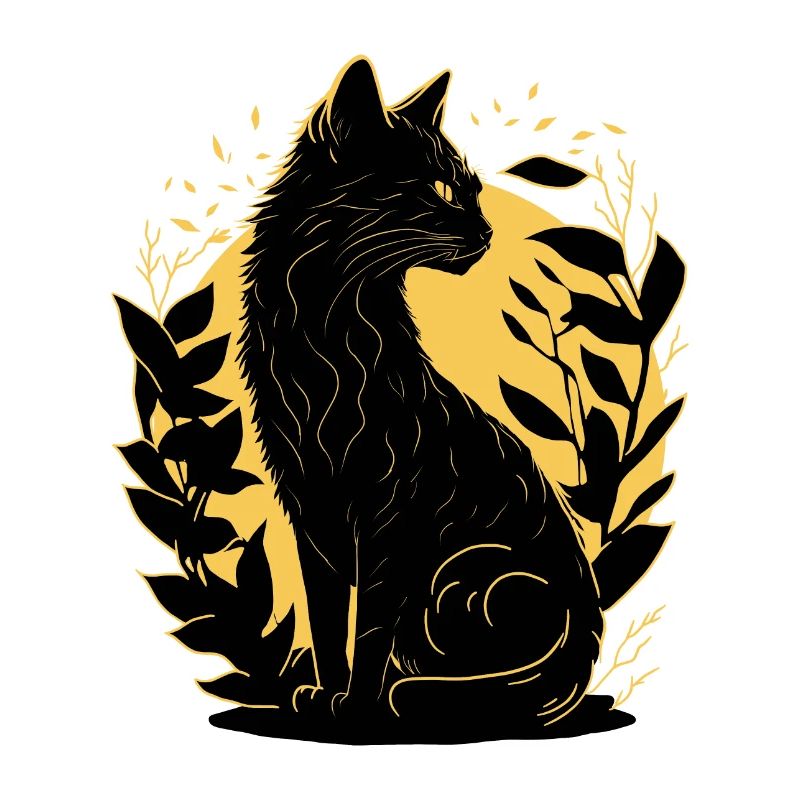 Katzen-Silhouette
