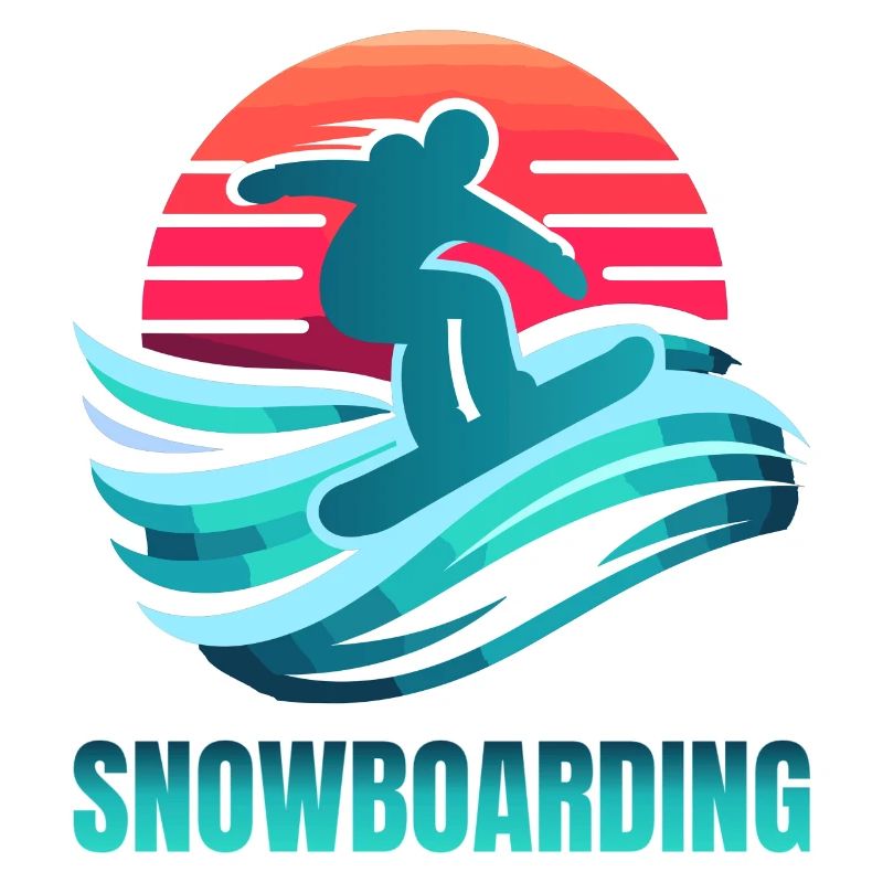 Lebendige Snowboard-Surfszene