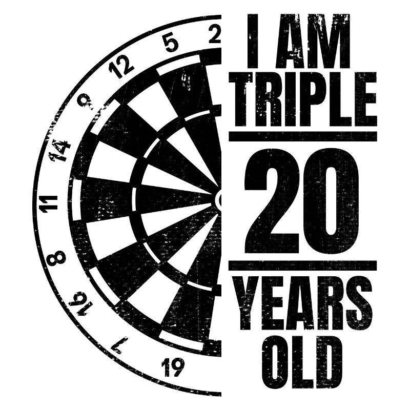 Alter Dartspieler Spruch