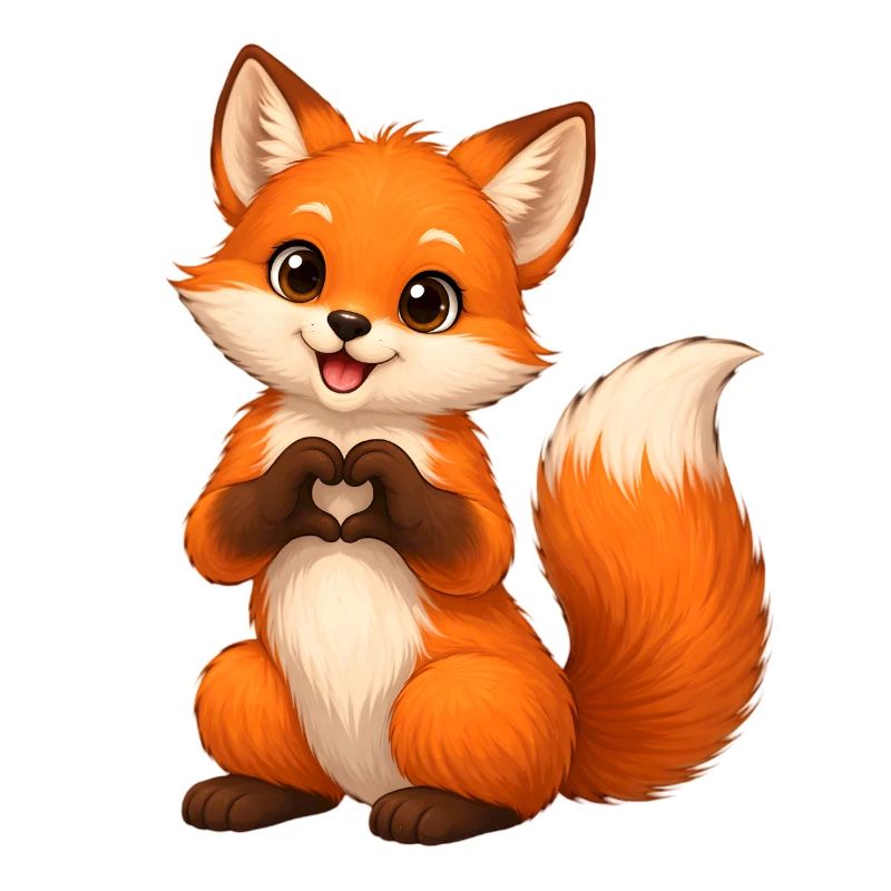 Liebesfuchs Herzform